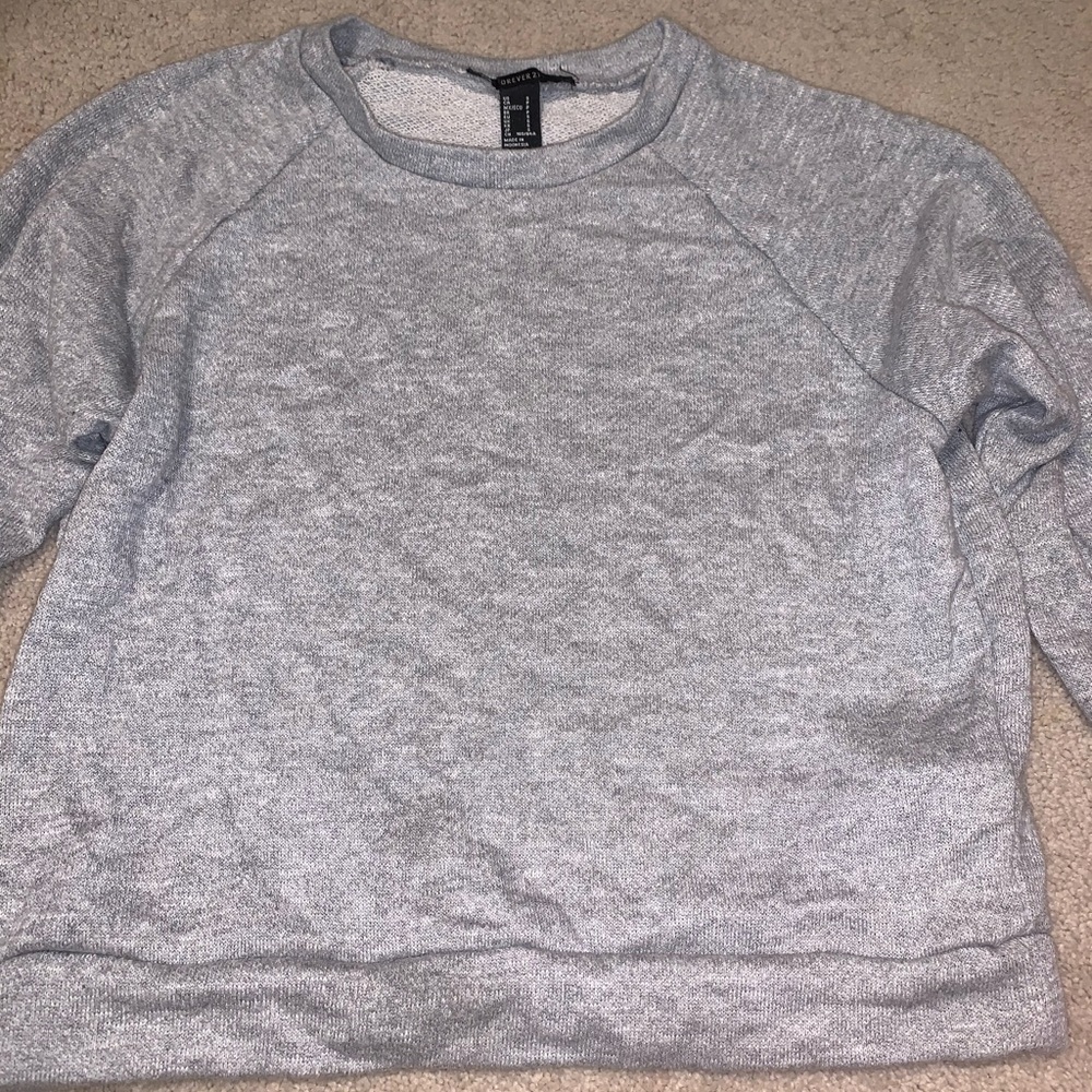 grey crew shirt